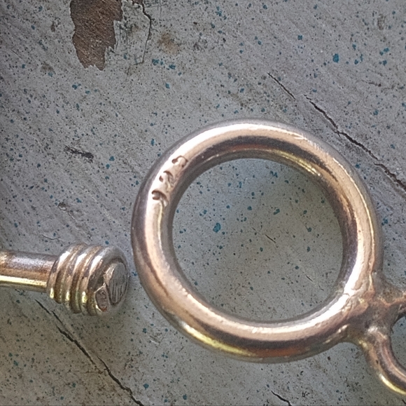 Sterling Silver Blue/Green Cat's Eye Hematite Beaded Vintage Necklace/Bracelet - Picture 4 of 11